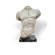 Male torso in marble