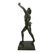 Statua del fauno danzante a Pompei
