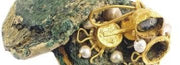 bracciali collane e anelli dell'antica roma conservati al museo archeologico di Napoli