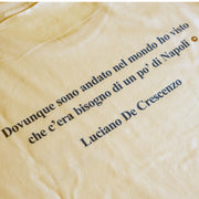 Camiseta Luciano De Crescenzo Nápoles Escudo