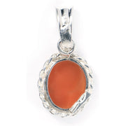 Silver pendant with cameo