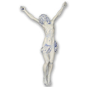 Crucifijo de porcelana Capodimonte - Al.50 cm.