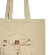Leonardo Da Vinci Vitruvian Man Einkaufstasche
