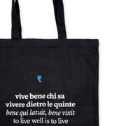 Shopping bag phrase '' Beauty is a fragile good'' Ovidio